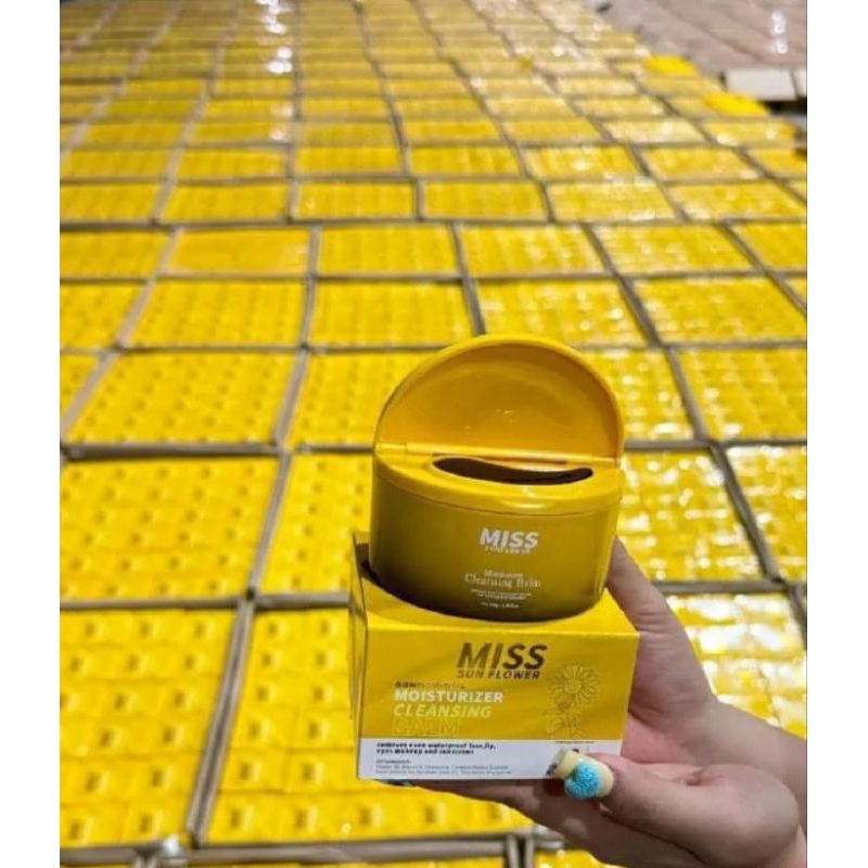 Miss sunflower บาล์มทำความสะอาด ทำความสะอาดล้ำลึก อ่อนโยน ให้ความชุ่มชื้น