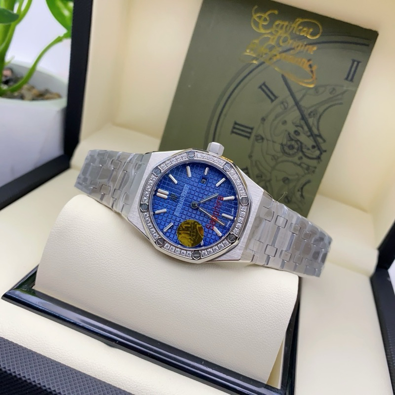 AP นาฬิกาข้อมือผู้หญิง 34 mm ระบบถ่าน นาฬิกาแฟชั่น