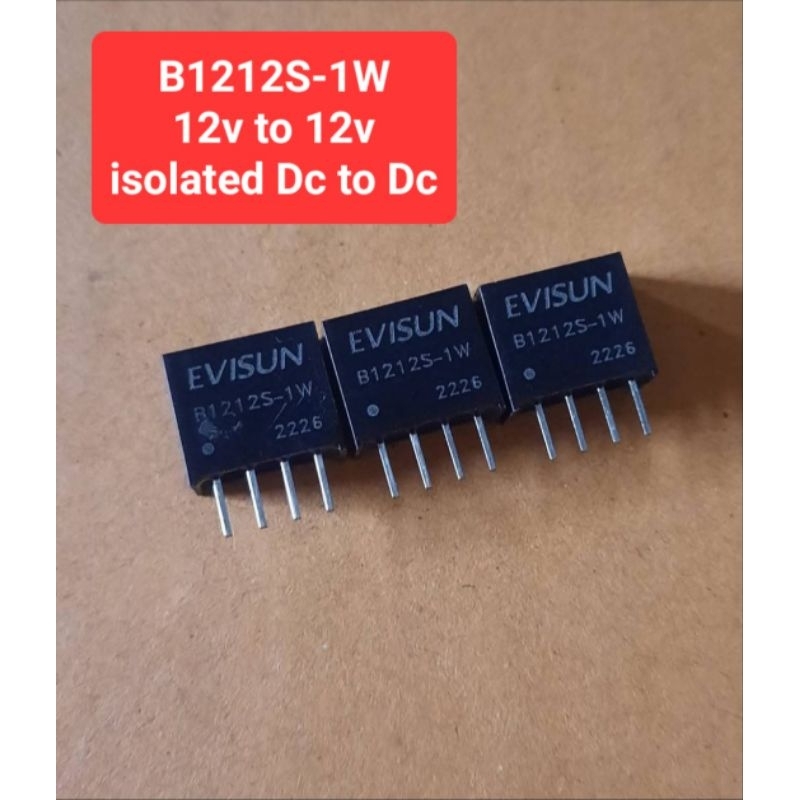 B1212S-1W (12V TO 12V) isolated Dc to Dc (ราคาตัวละ)