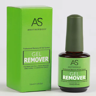 Gel Remover AS ระเบิดสีเจล ล้างเจล ไม่ต้องห่อฟอยล์ เนื้อเจลแตกออกง่ายๆเพียง 2-3 นาที