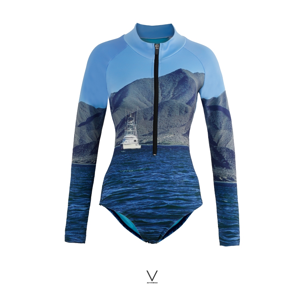 SS2025 BAJA CALIFORNIA COLLECTION CRUISE UV BODYSUIT บอดี้สูท  ใส่ว่ายน้ำ มีฟองน้ำในตัวผ้าหนา กัน UV UPF 50+