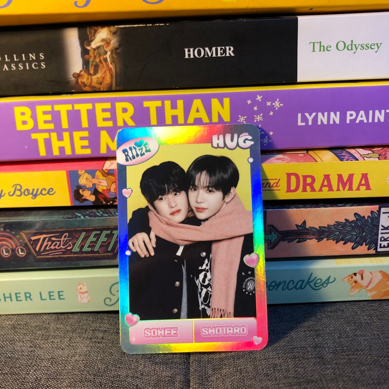 hug riize trading card / shotaro,sohee special card