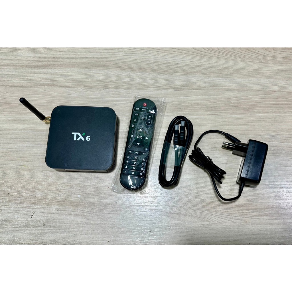 กล่องแอนดรอยด์ มือสอง  รุ่น Tx6  Bluetooth, WiFi2.4/5G Ram4G ,Rom 32G,  Allwinner
