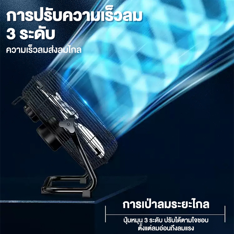 รับประกัน 5 ปี พัดลมโซล่าเซลล์ พัดลมพลังงานแสงอาทิตย์ พัดลมโซล่าเซลล์ 3 ใบพัด ขนาด 14 นิ้ว - รูปที่ 4