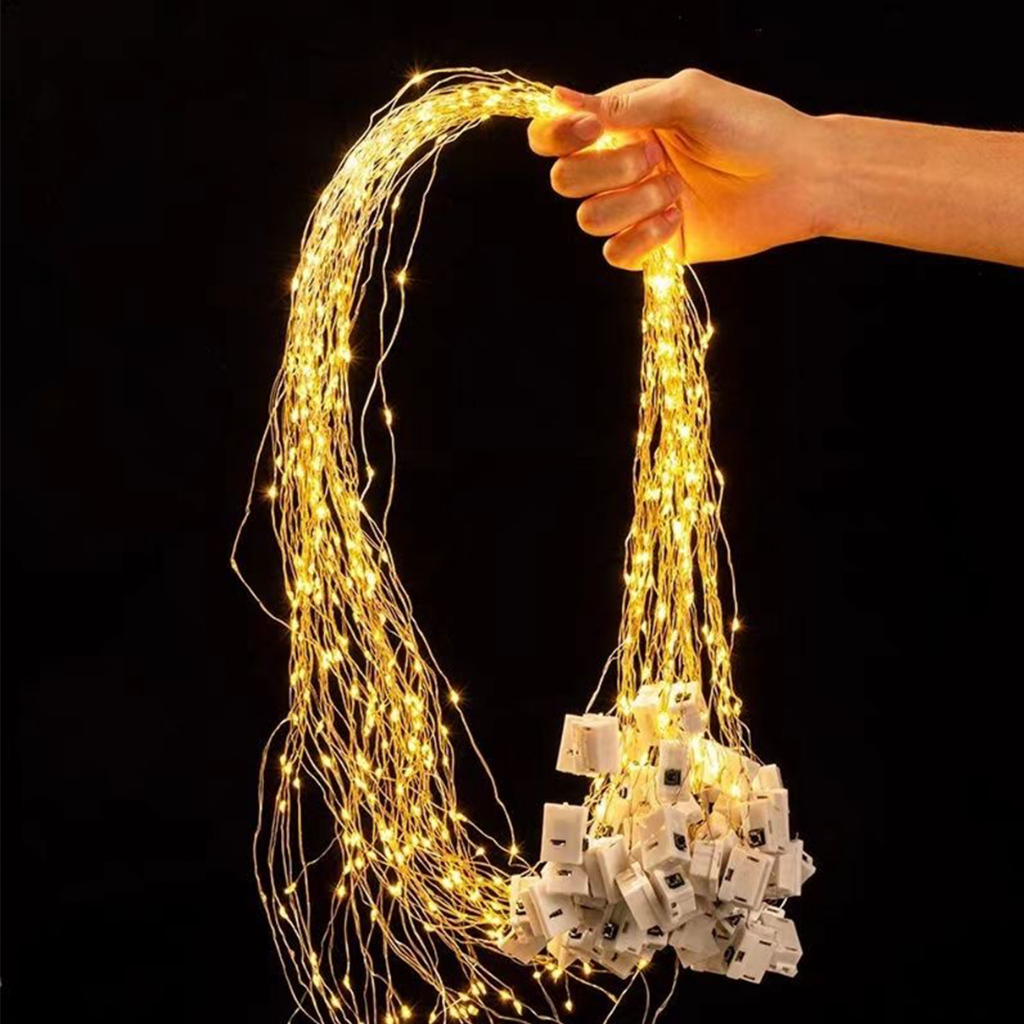 ไฟลวดLED ไฟประดับ สายไฟกระพริบ LED 1 เมตร สําหรับคริสต์มาส งานแต่งงาน ร้านอาหาร - รูปที่ 2