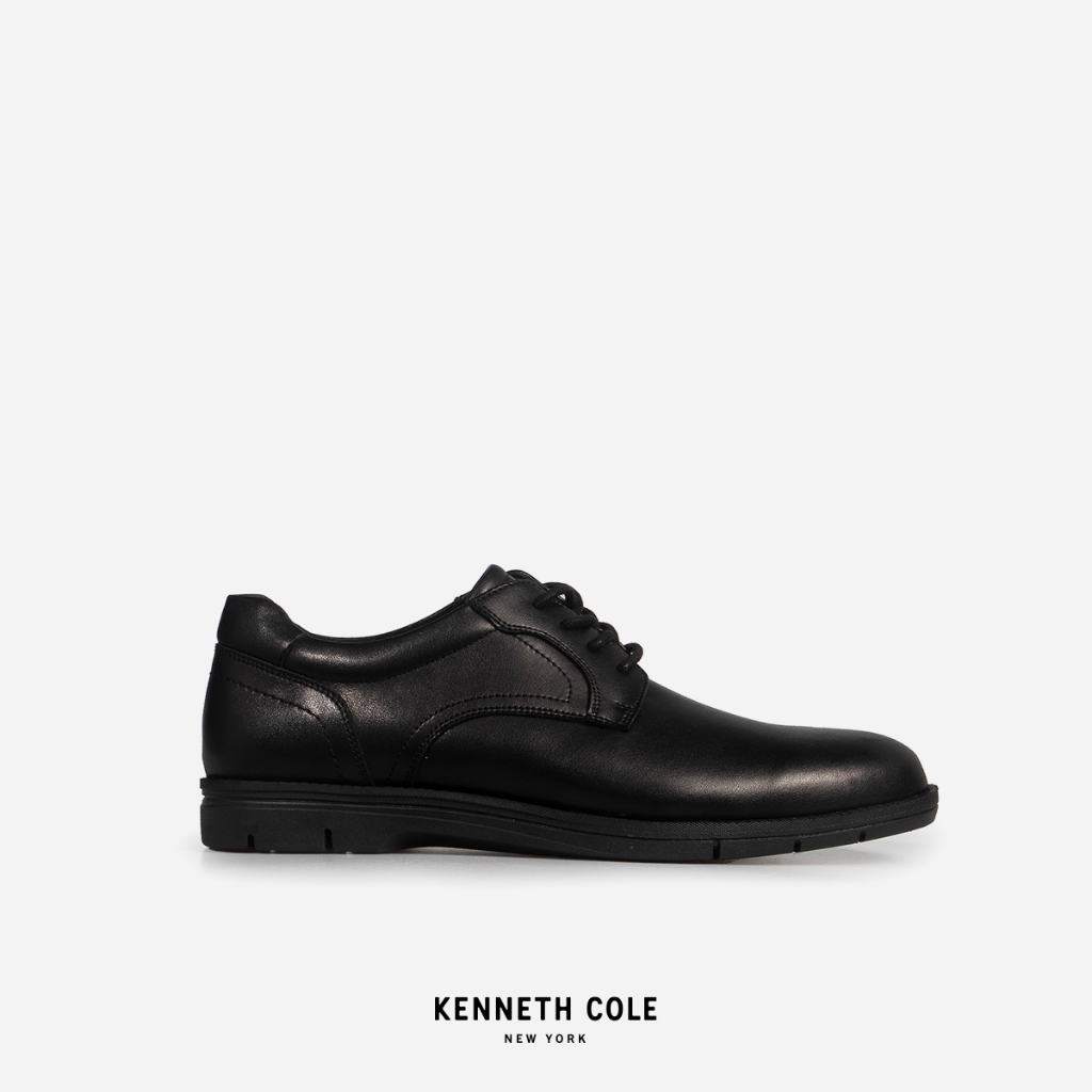 KENNETH COLE รองเท้ากึ่งทางการพื้นผ้าใบผู้ชายรุ่น WIDER FIT DRESS SNEAKER Black สีดำ ( SNK - KS34096LE-001 )