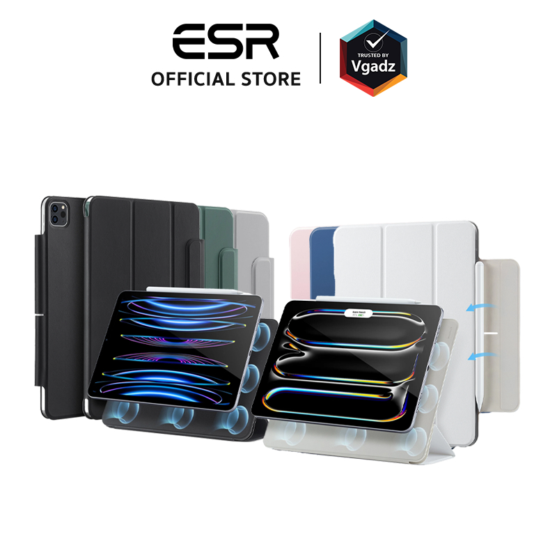ESR - เคสสำหรับ iPad Pro 11" (4th/3rd/2nd Gen), iPad Pro 11" (5th/2024) รุ่น Rebound Magnetic Case