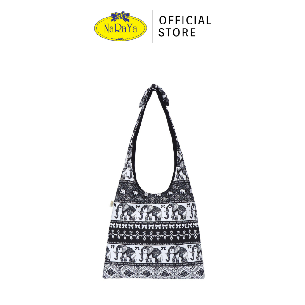 NaRaYa Chang Hobo Bag with Knotted Strap  กระเป๋าย่าม สายสะพายแบบผูก  NCH-04