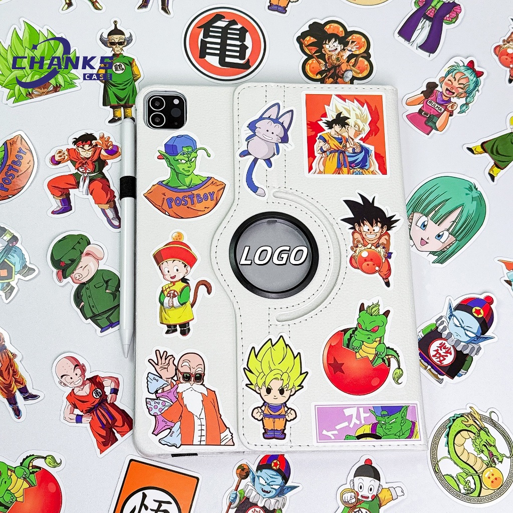 Chanks Dragon Ball Super สติ๊กเกอร์ เคสไอแพด 2025 11 air6 gen9 8 10.2 เคส for iPad gen10 2024 pro 10