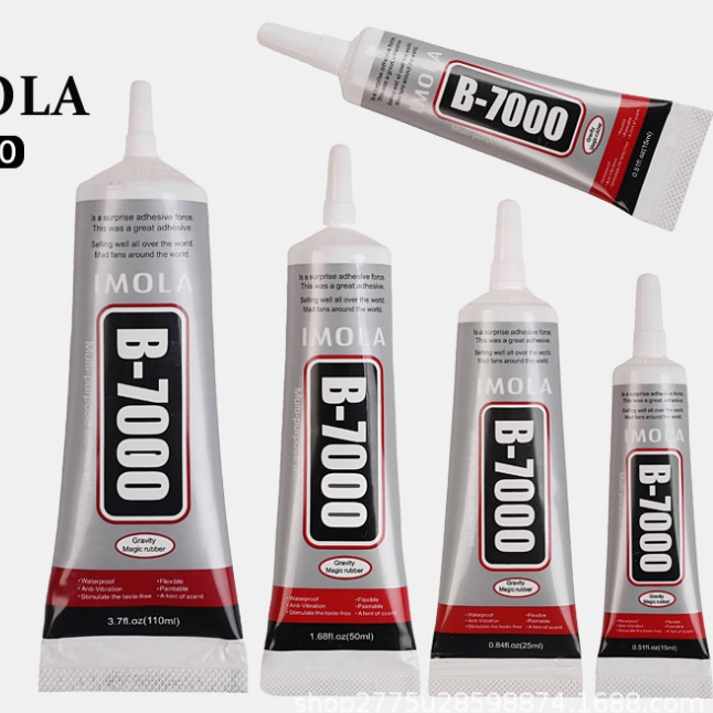 กาว B7000 กาวใส ไร้คราบ ติดเพชร ติดหน้าจอมือถือ ติดเล็บ ร้านไทยพร้อมส่ง ของแท้คุณภาพดี ส่งไวได้เร็ว