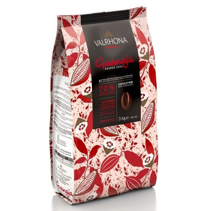 Valrhona Guanaja dark chocolate 70% ดาร์กช็อกโกแลต วาโรนา ขนาด  3Kg