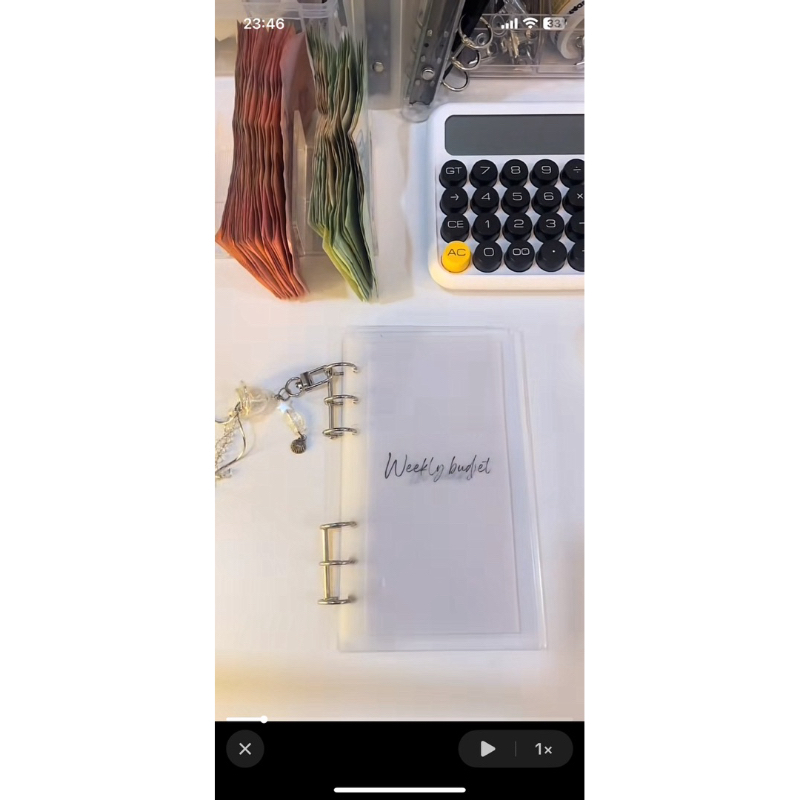 Weekly budget 5 weeks