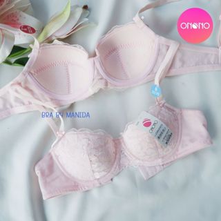 ONONO - 1427  ชุดชั้นใน มีโครง ฟองน้ำบาง เต้าแต่งลูกไม้สวยๆ …