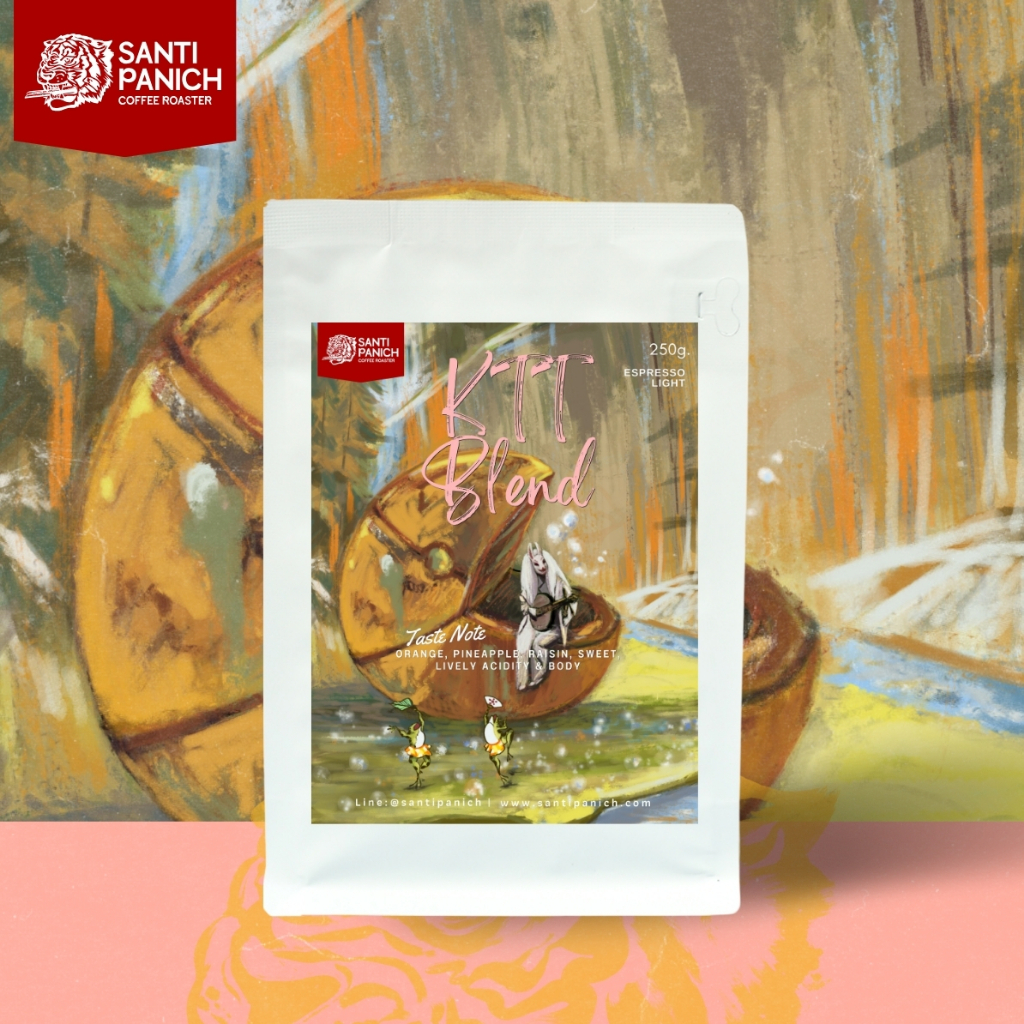 เมล็ดกาแฟคั่วแท้ KTT Blend (คั่วอ่อน)