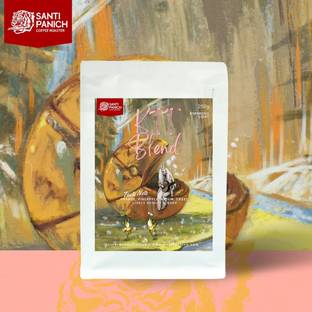 เมล็ดกาแฟคั่วแท้ KTT Blend (คั่วอ่อน)