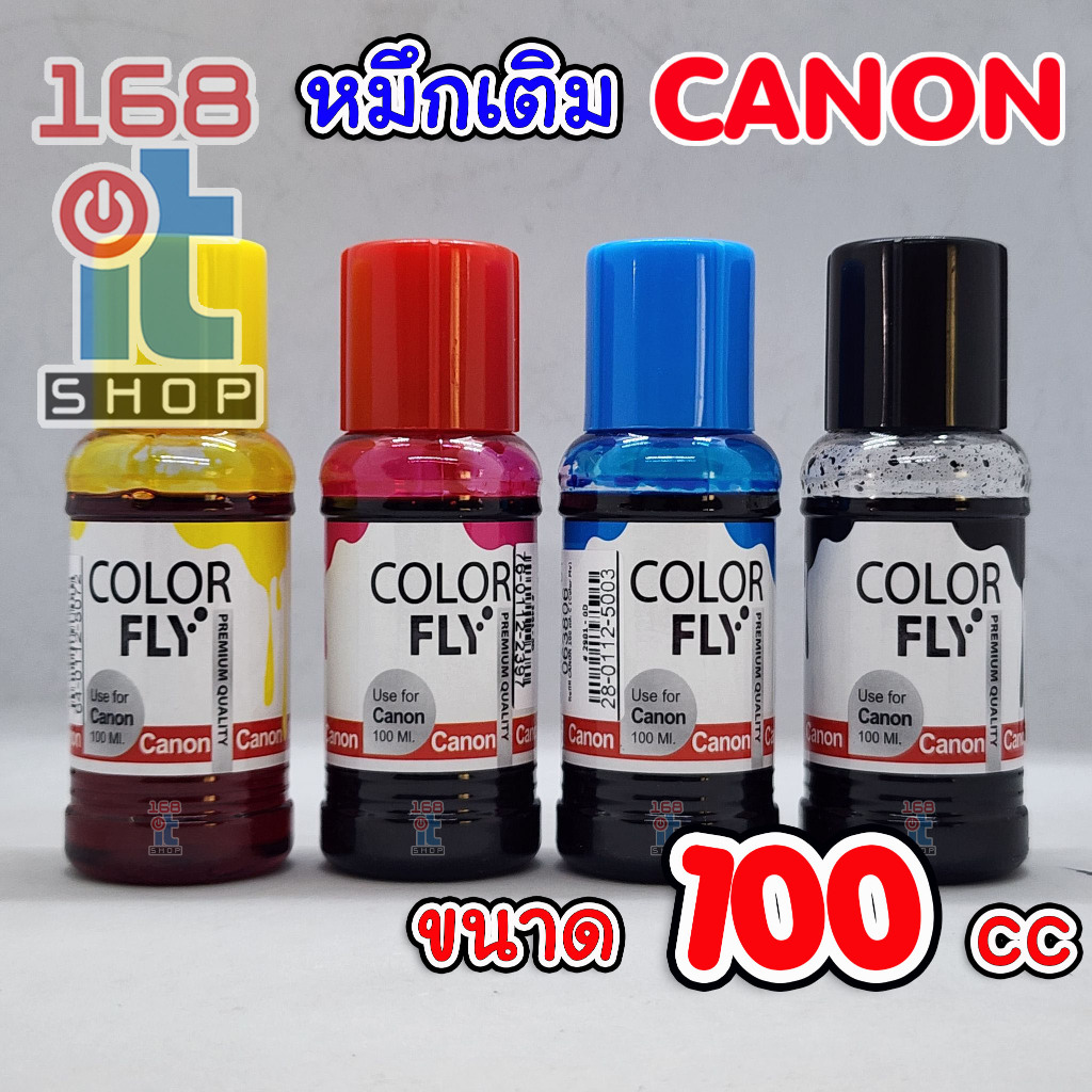 🔥ขวดใหม่🔥หมึกเติม Canon ขนาด 100 ml COLOR FLYแท้ รับประกันสินค้าโดย advice