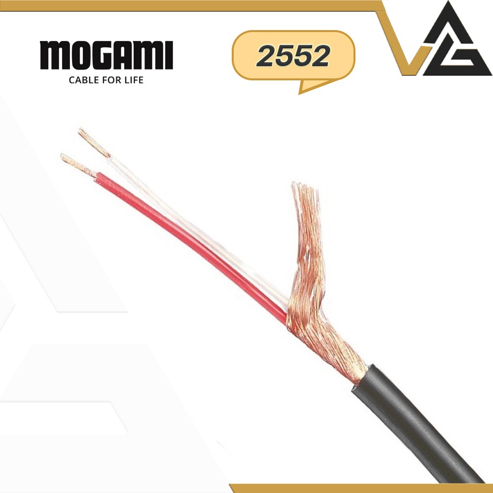 MOGAMI 2552 สายสัญญาณ เครื่องเสียง ไมค์ บาลานซ์ 5mm Low noise ทองแดง 26AWG Balance Microphone Cable