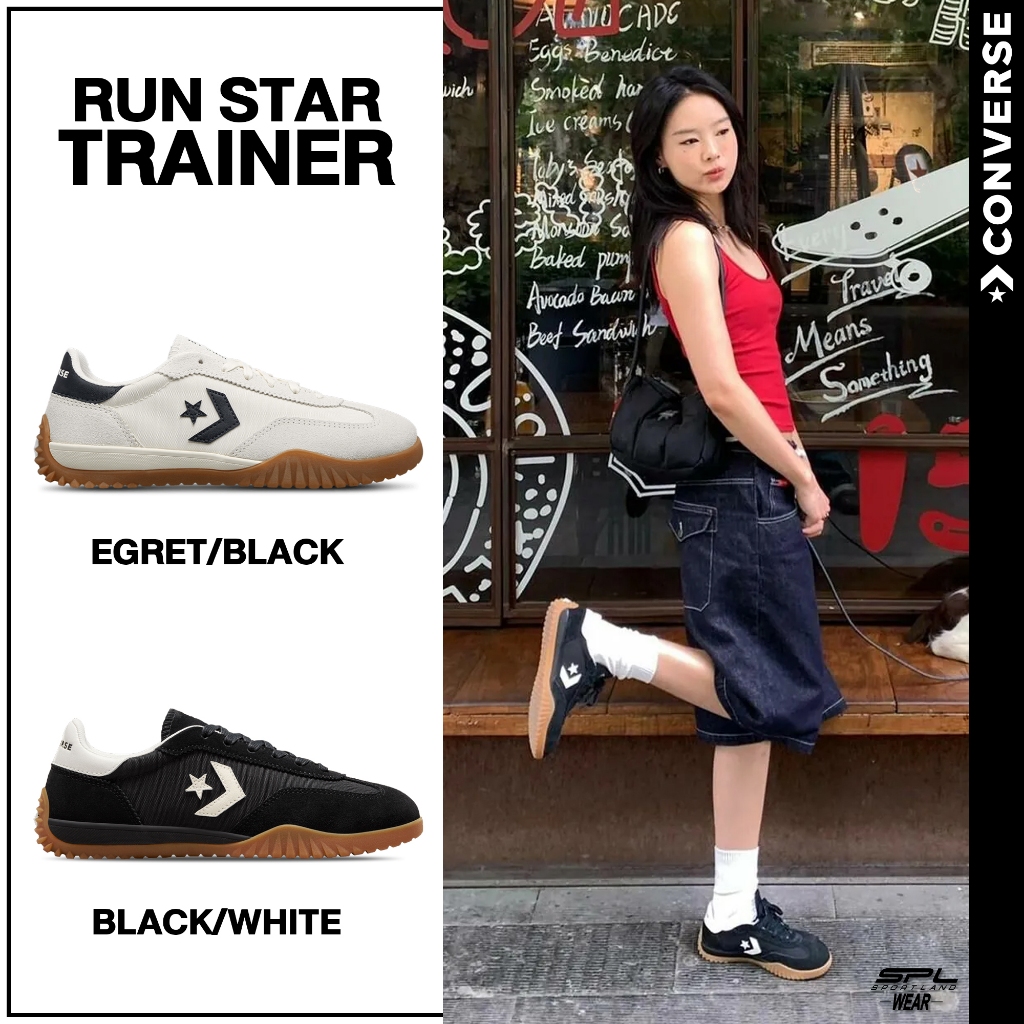 Converse Collection คอนเวิร์ส รองเท้าผ้าใบ รองเท้าแฟชั่น UX Run Star Trainer OX A08263CUF4BKCM / A08262CUF4CMBK (3300)