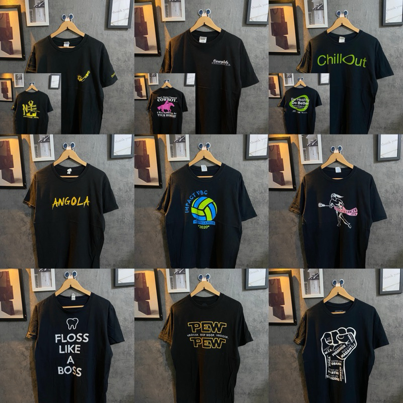 เสื้อยืดมือสอง USA ไซส์ M รอบอก 38-40