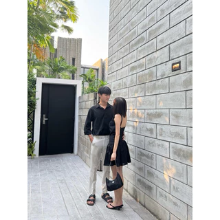 Couple Dobby Mini Dress เสื้อคู่มินิเดรส