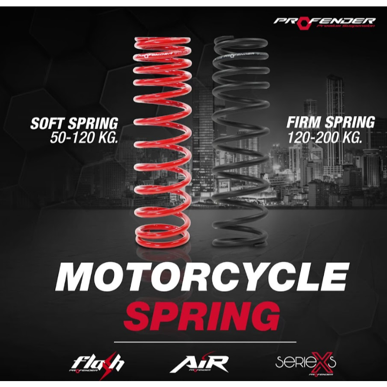Profender สปริงโช้คหลัง(แยก) Honda Click 125, Click 150, Click 160, Lead125 FIRM