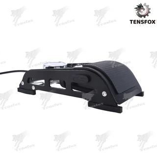 Tensfox สูบลมแบบเท้าเหยียบ สูบลมพกพา สูบลมเท้าเหยียบ สูบลมไว เครื่องสูบลม แบบท่อคู่ มีเกจจ์