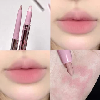L469 Cappuvini ดินสอเขียนขอบปาก ลิปสติก เนื้อแมตต์ สองหัว พร้อมแปรงทาปาก สีสวย ติดทนนาน กันน้ำ