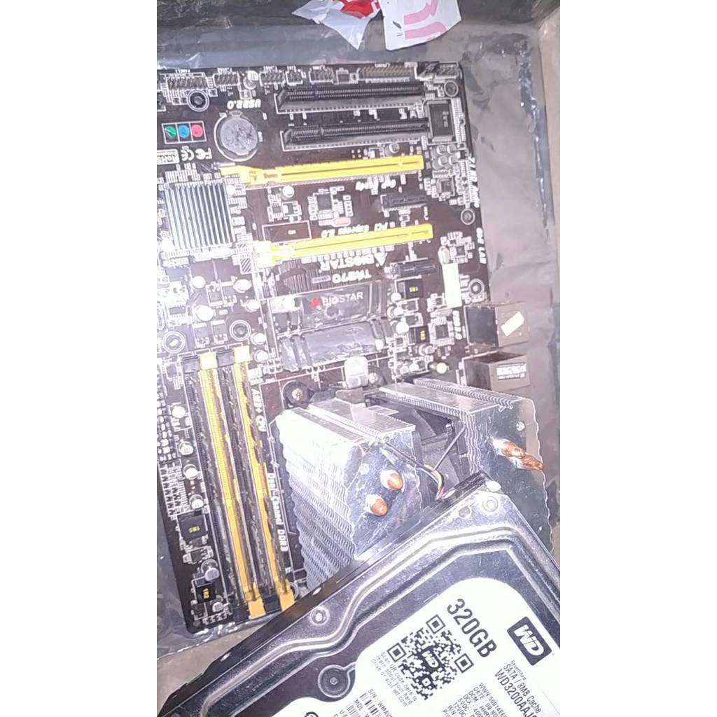 ขายAMD Fx8320AM3+บอร์ด biostar ta970,hd320gb,ram12gb,zingพัดลม