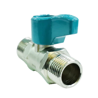 SANWA สต๊อปวาล์ว มินิบอลวาล์ว ซันวา 2 ทาง (ผผ.) 1/2 นิ้ว (4หุน) ซันวา Mini Ball Valve (MALE/MALE)