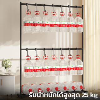 HOMEC ราวเเขวนผ้าเหล็ก ราวแขวนผ้า Clothing Rack แบบบาร์เดี่ยว ประกอบง่าย แข็งแรง รับน้ำหนักได้เยอะ