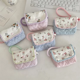 พร้อมส่ง🇹🇭 A059 กระเป๋าใส่กล้อง CCD กระเป๋าใส่AirPods ขนาดเล็ก ผลิตจากผ้าฝ้ายแท้ มาพร้อมสายห้อย