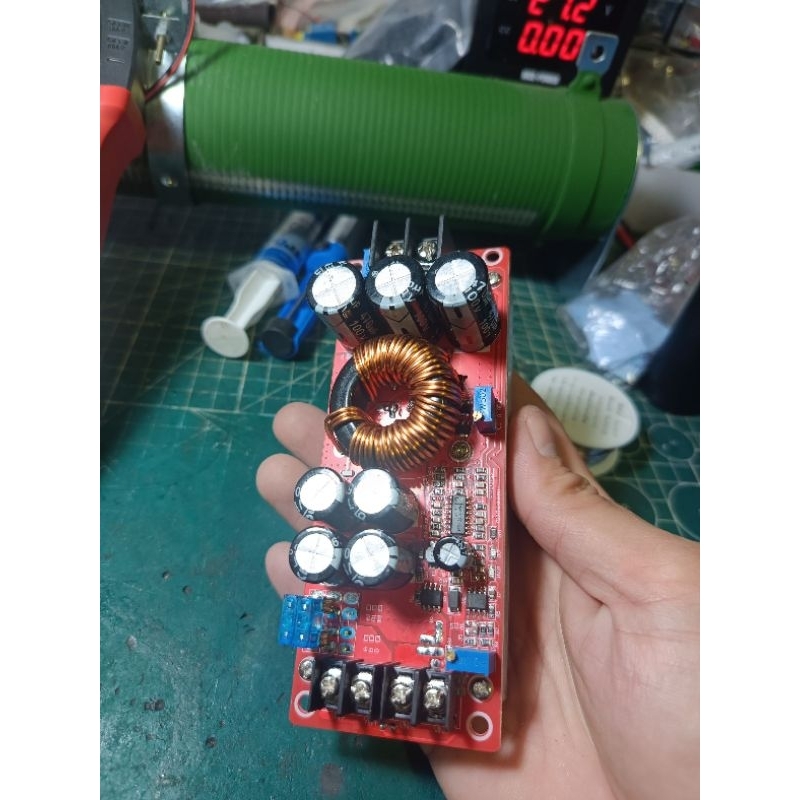 สเต็ปอัพ1200w คาปาดำอัพเกรดมอสเฟตใหม่ รูปที่ 2