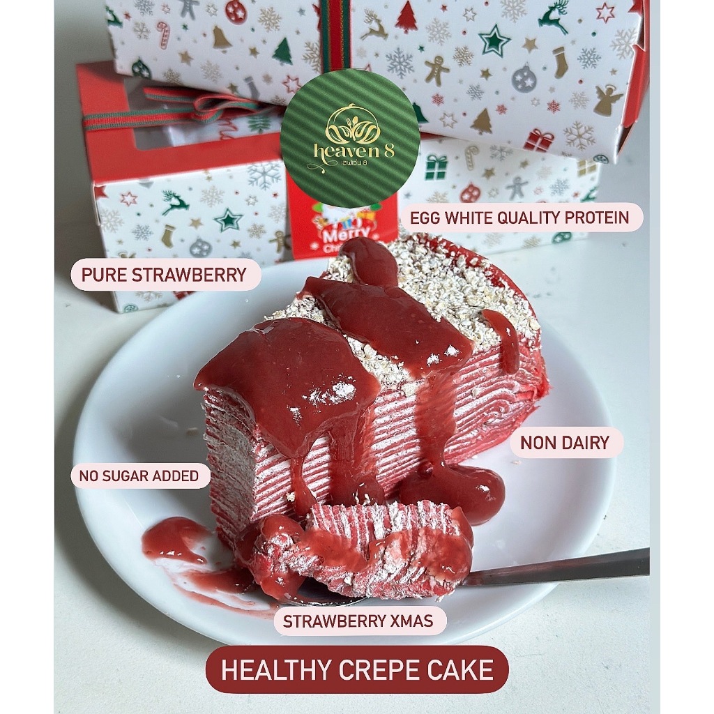 PRE ORDER-Heaven 8 phuket Healthy crepe cake เครปเค้ก