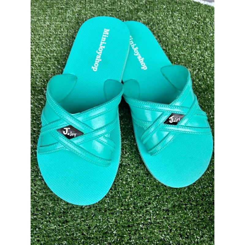 รองเท้าแตะทูโทน แบบสวม (สีล้วน) - รูปที่ 6