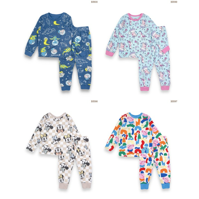 𝐌𝐨𝐭𝐡𝐞𝐫 𝐜𝐚𝐫𝐞 , 𝐍𝐮𝐭𝐦𝐮𝐠 𝐱 𝐩𝐚𝐩𝐚𝐩𝐢𝐠 ชุดนอนเด็ก ชุด เซต 2ชิ้น เสื้อ+ กางเกง