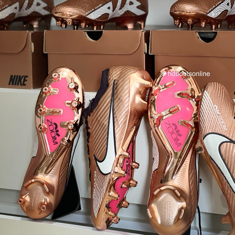 Nike Air Zoom Mercurial Vapor 15 Elite AG-PRO Generation สี Metallic Copper ของแท้ 💯