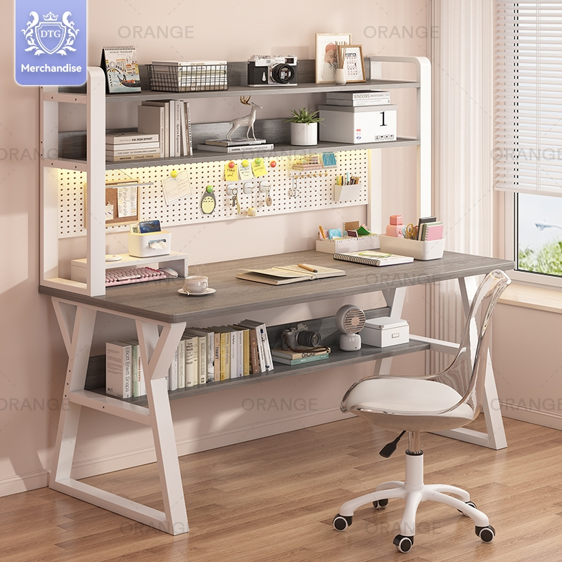 DTG🔥สินค้าแนะนำ🔥โต๊ะคอม โต๊ะเกมมิ่ง โต๊ะทำงาน เอนกประสงค์ ขาเหล็ก ใช้ได้ทั้งในห้องนอนและสถานที่ทำงาน