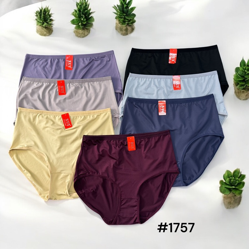 #1757#5XL กางเกงในผู้หญิงไซค์จัมโบ้ JUMBO  ป้าย XUI เนื้อผ้าลื่น