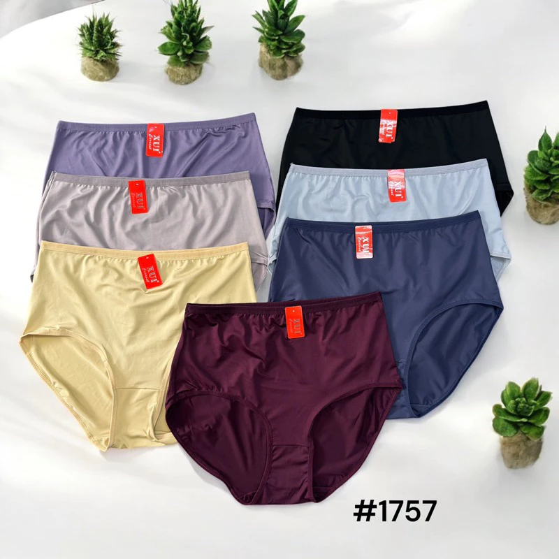 #1757#5XL กางเกงในผู้หญิงไซค์จัมโบ้ JUMBO ป้าย XUI เนื้อผ้าลื่น