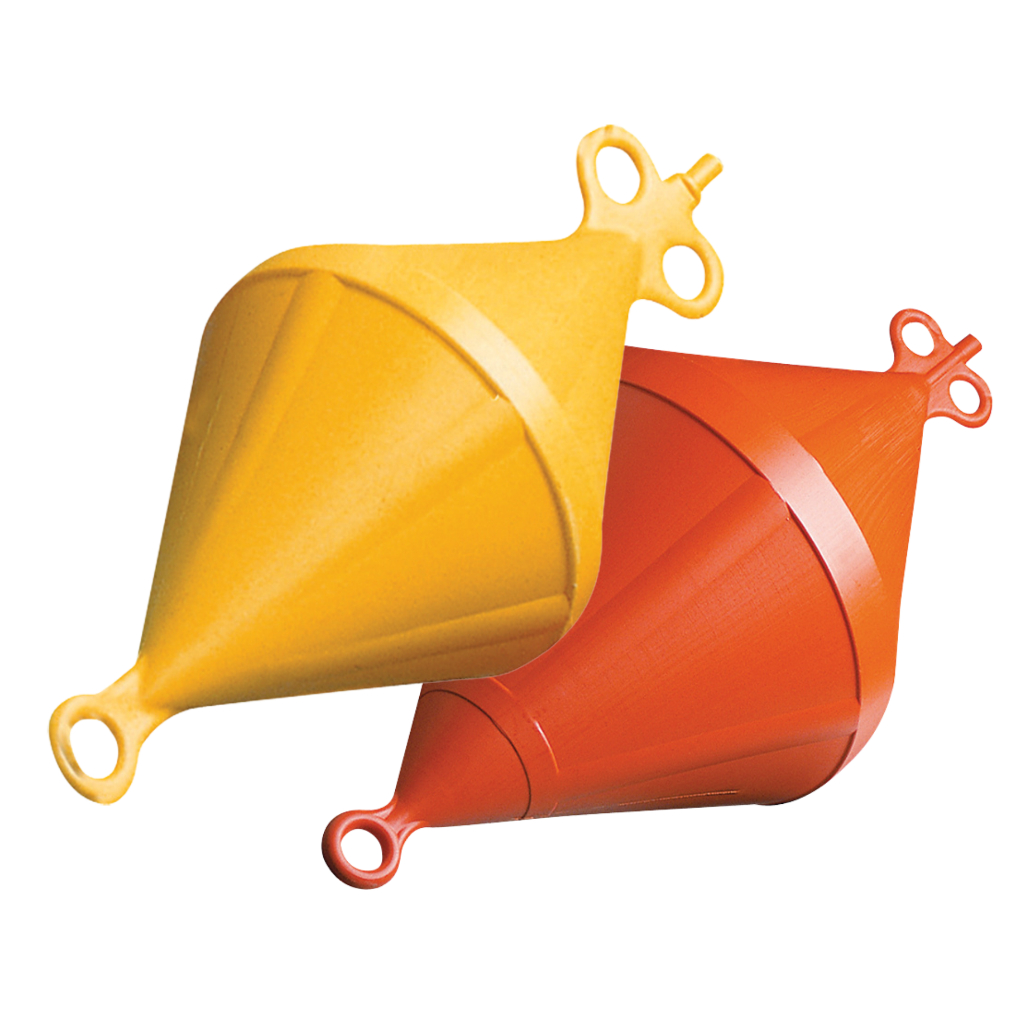 ทุ่นลอยน้ำ ทุ่นผูกเรือ ขนาด Ø520มม. Mooring Buoy, Bi-conical, Rigid Plastic Ext.Ø520mm.