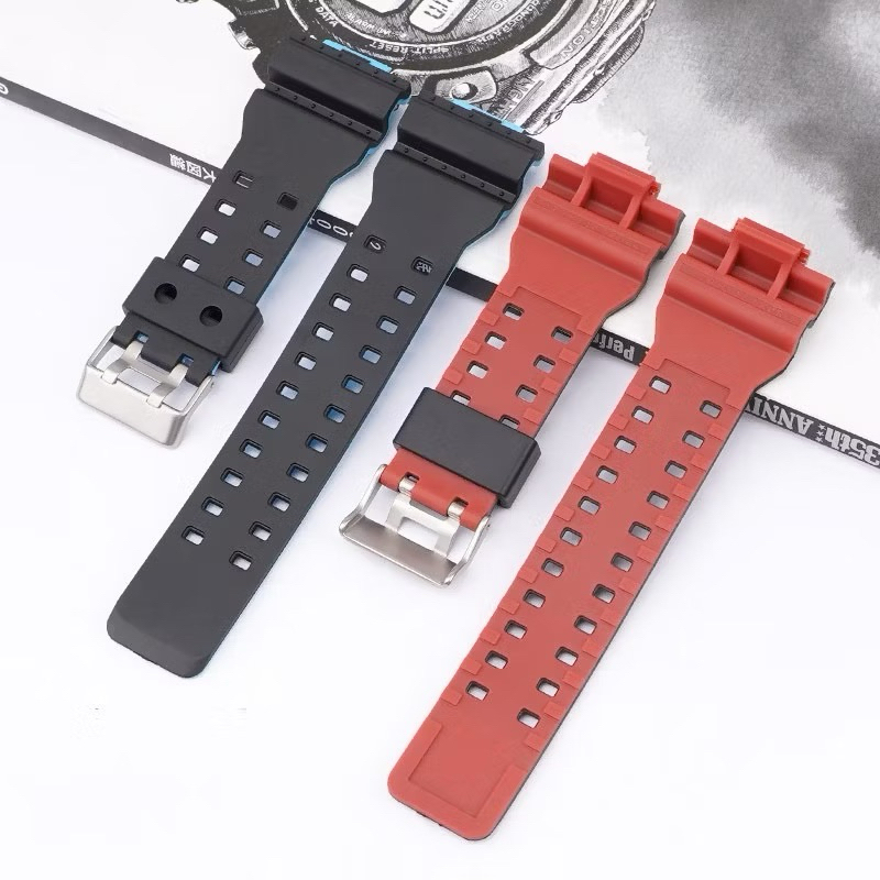 พร้อมส่ง‼️สายนาฬิกาข้อมือ  Casio G-SHOCK GA100 GA 110 120 150 200 300 400 700 GD100 110 120 GAX-100 GW-8900 GLS-100