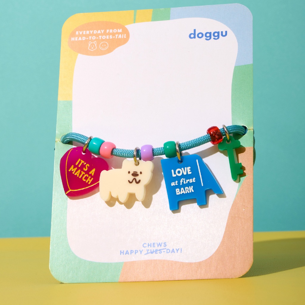 [พร้อมส่ง] DOGGU สร้อยคอสัตว์เลี้ยง SET Pick me Tinder