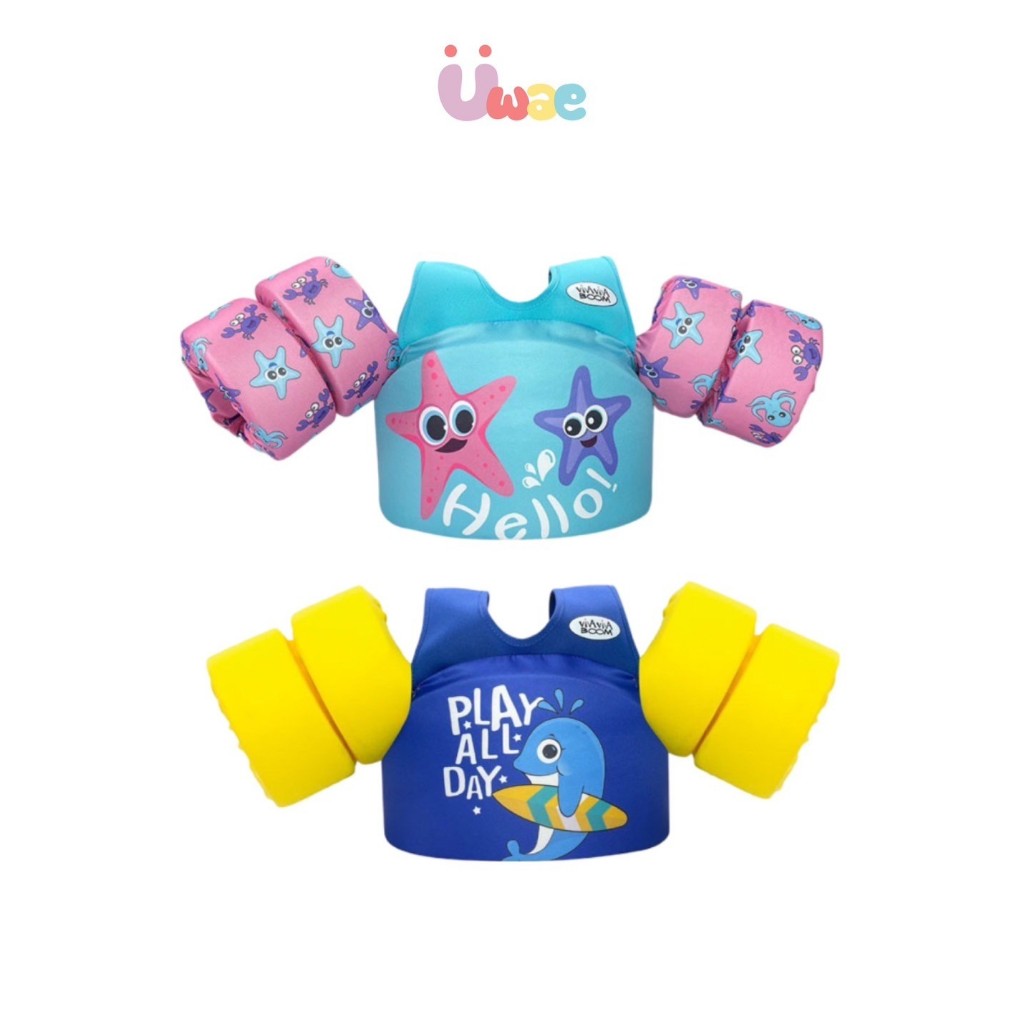 Uwae  ปลอกแขนว่ายน้ำ เสื้อชูชีพว่ายน้ำเด็ก ลายน่ารัก  รุ่น PU019 -PU027