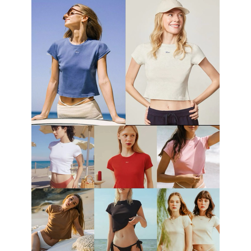 Mitr Crop T-shirt เสื้อครอป ผู้หญิง new 💕แท้ 100%