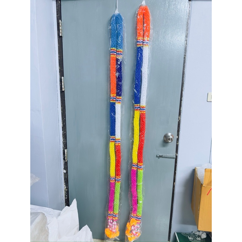 พวงมาลัย9สี9ศอก พวงมาลัย9สี 9ศอก มาลัย พวงมาลัย ยาว 3.5 เมตร