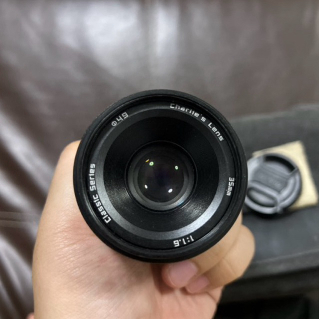 เลนส์ละลาย ไม่ต้องแปลง (มือสอง) Charlie 35 mm f1.6 ( 35mm 1.6 Lens )