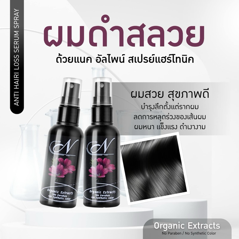 ลดผมร่วง สเปรย์แฮร์โทนิคเซรั่มสูตรใหม่ ราคา ถูกที่สุด ดีลบีเคเค แกลเลอรีภาพที่ 6