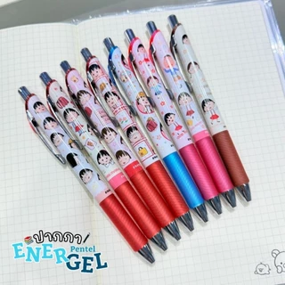 🎀ปากกาเจล Energel ลาย Sanrio,Rilakkuma,Sumikko,Shinchan Made in japan ปากกาเจล (หมึกสีดำ) จากญี่ปุ่นแท้100% 🌈