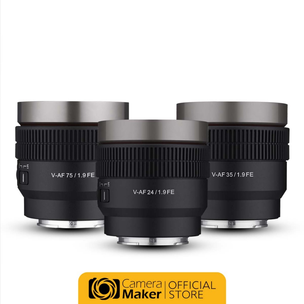 SAMYANG V-AF CONTENT CREATOR SET 3 LENS เลนส์ซีนีม่าระบบออโตโฟกัส (ประกันศูนย์)