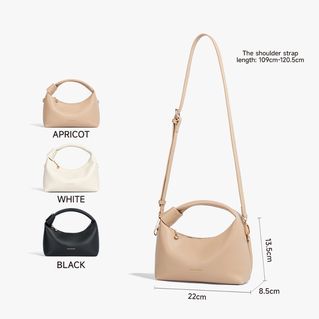 MOSSDOOM Rhea Bag กระเป๋าถือสะพายข้างสำหรับผู้หญิง เรียบง่าย สง่างาม และมีสไตล์